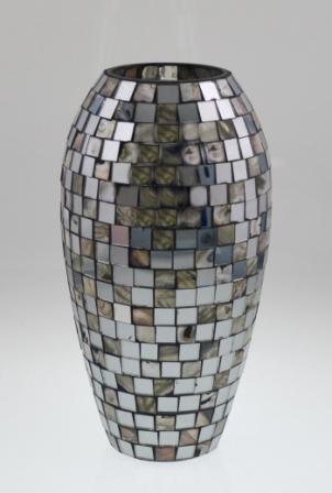 New Design Glass Mosaic Candle Holder for Holiday