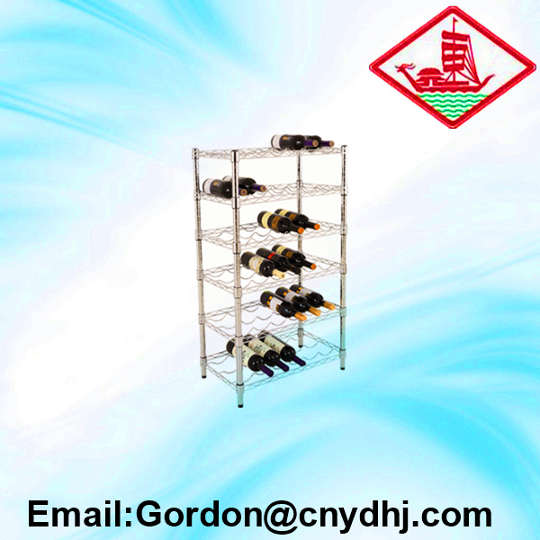 New Design Chrome Wire Wine Shelf Yd-Ws007