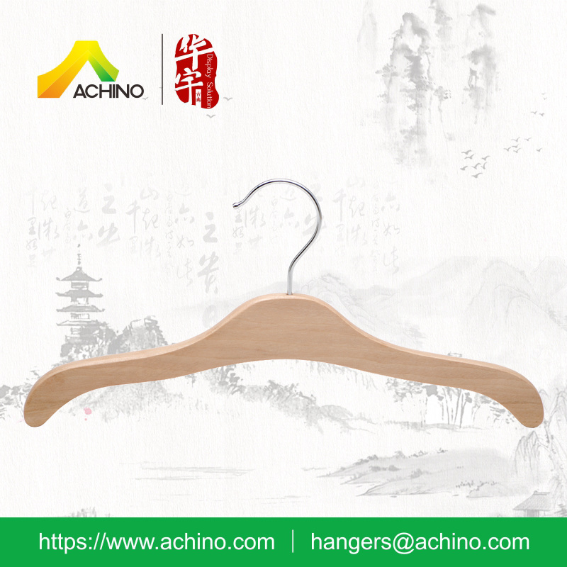 Wooden Kids Hangers with Metal Hook (WKT200)