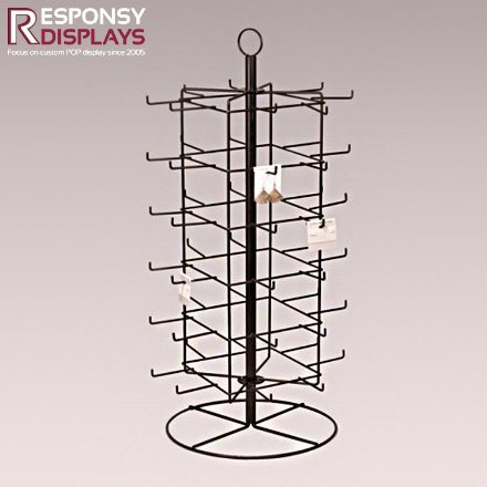 Counter-Top Metal Wire Display Rack at Store for Accessory