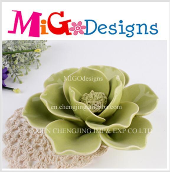 Wholesale From China Flower Ceramic Candlestick