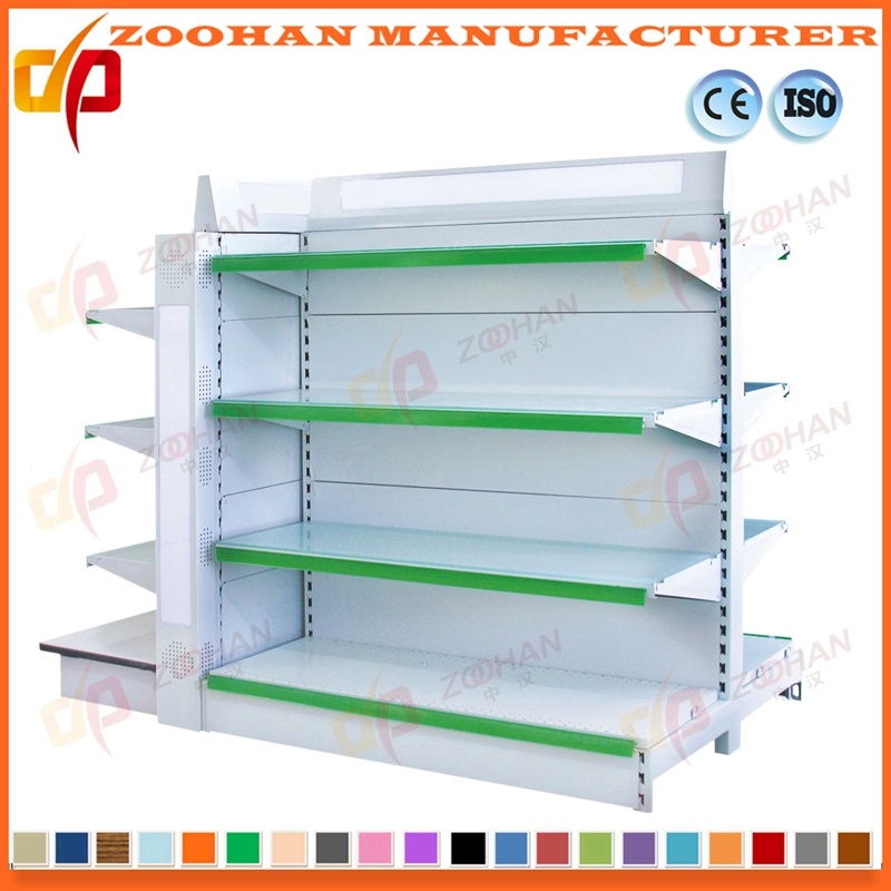 LED Light Box Supermarket Wall Shelves Gondola Display Shelving (Zhs427)