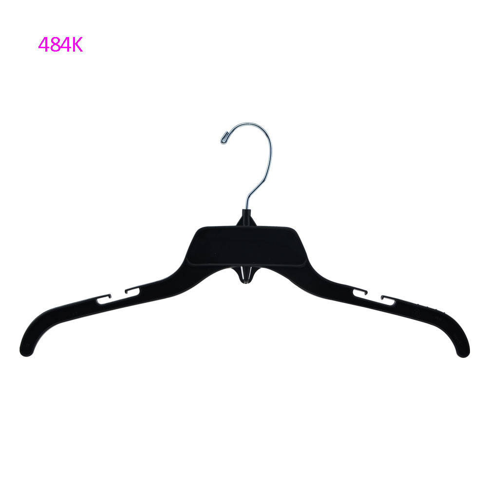 Anti-Slip Cheap Dongguan Factory Plastic 484K Shirt Dress Hanger