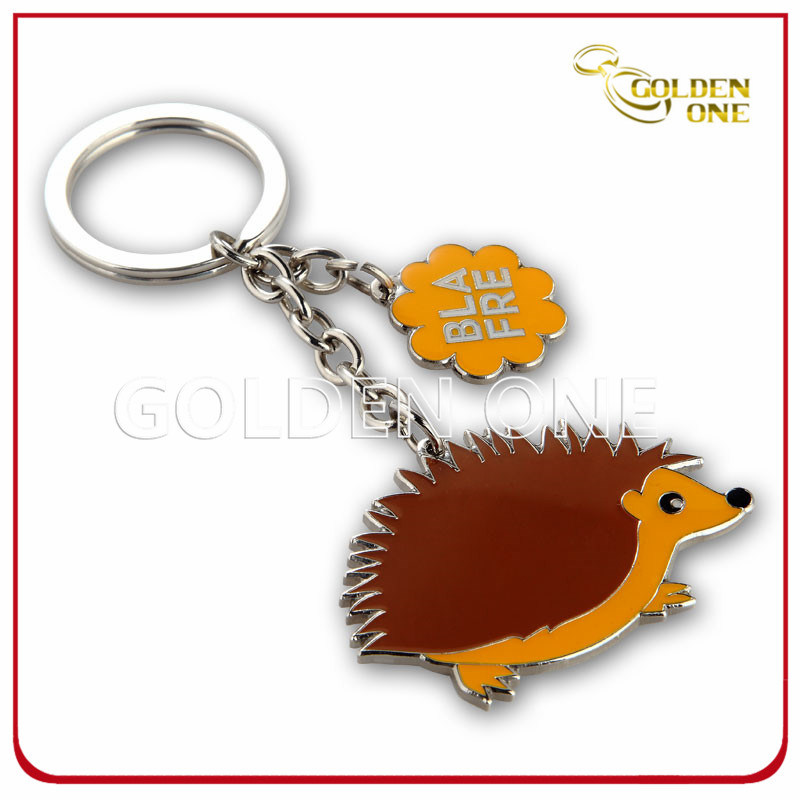 Customized Promotion Gift Hard Enamel Metal Key Holder