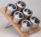 Stainless Steel Magnetic Spice Rack (CL1Z-J0604-6K)