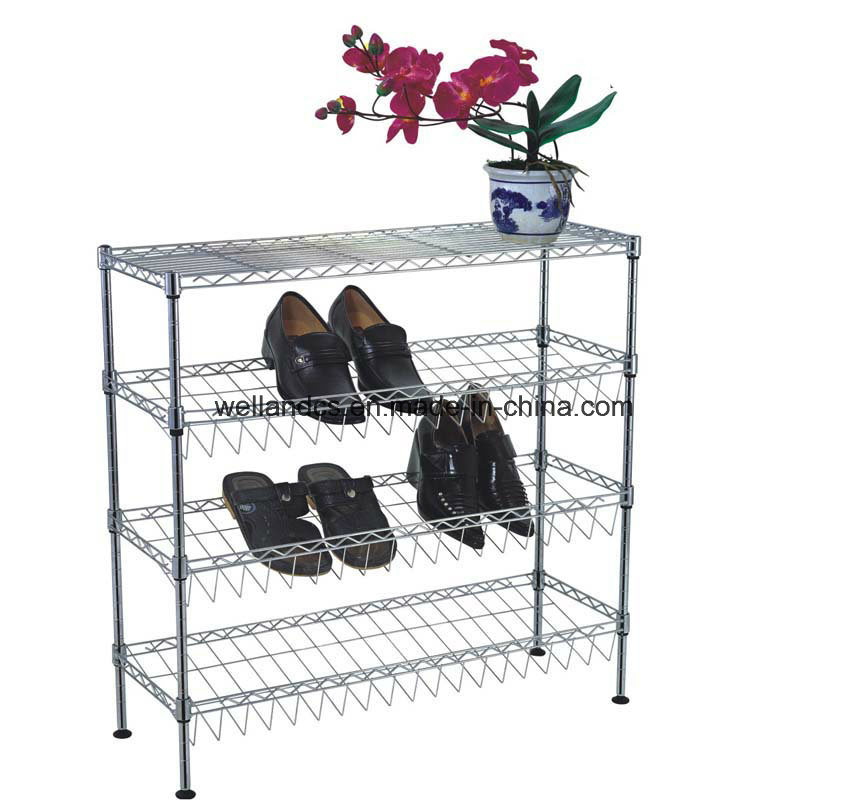 4 Layers Iron DIY Household Shoe Rack Organizer (CJ-C1120)