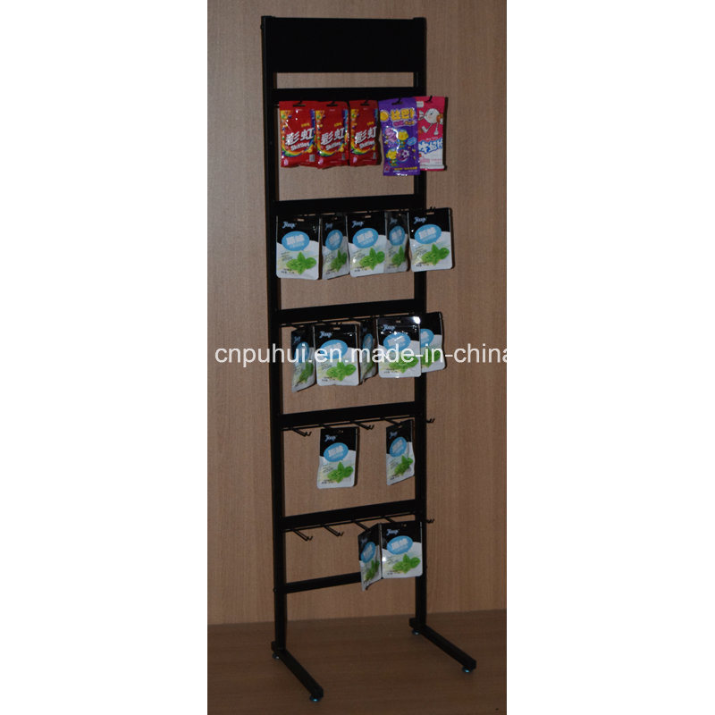 Metal Floor Standing Seasonings Display Rack (PHY1065F)