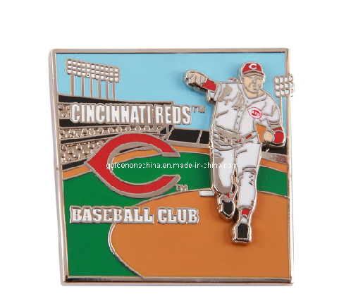 Baseball Design Customized Metal Pin Badge