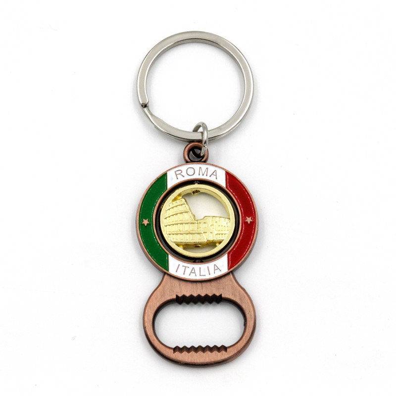 Enamel Customized Printing Bottle Opener Keychain Emoji Engraved