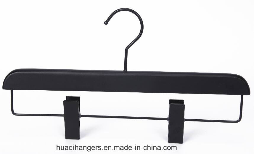 Wooden Hanger with Clips for Pants