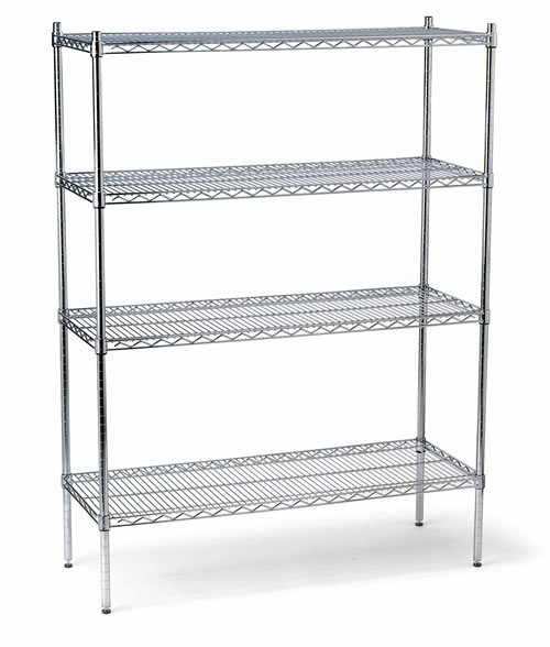 China Heavy Duty Stainless Steel Wire Shelving