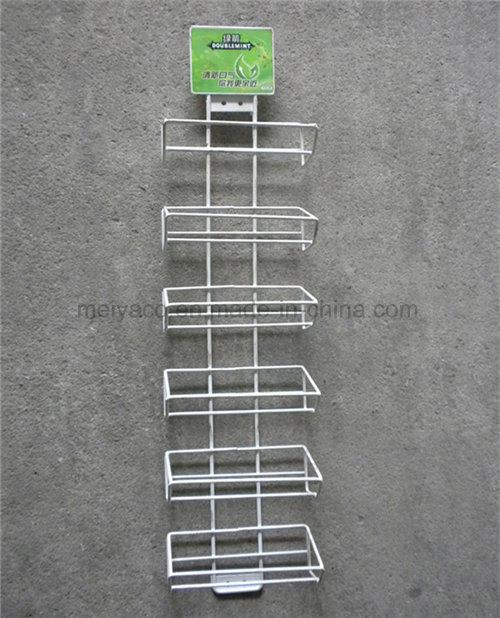 Supermarket Chewing Gum Wire Metal Hanging Display Rack