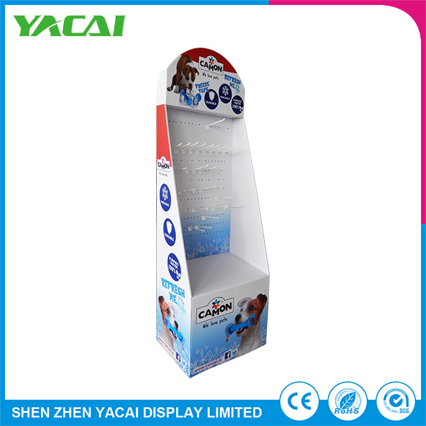 Custom Paper Exhibition Stand Floor Display Rack Factory