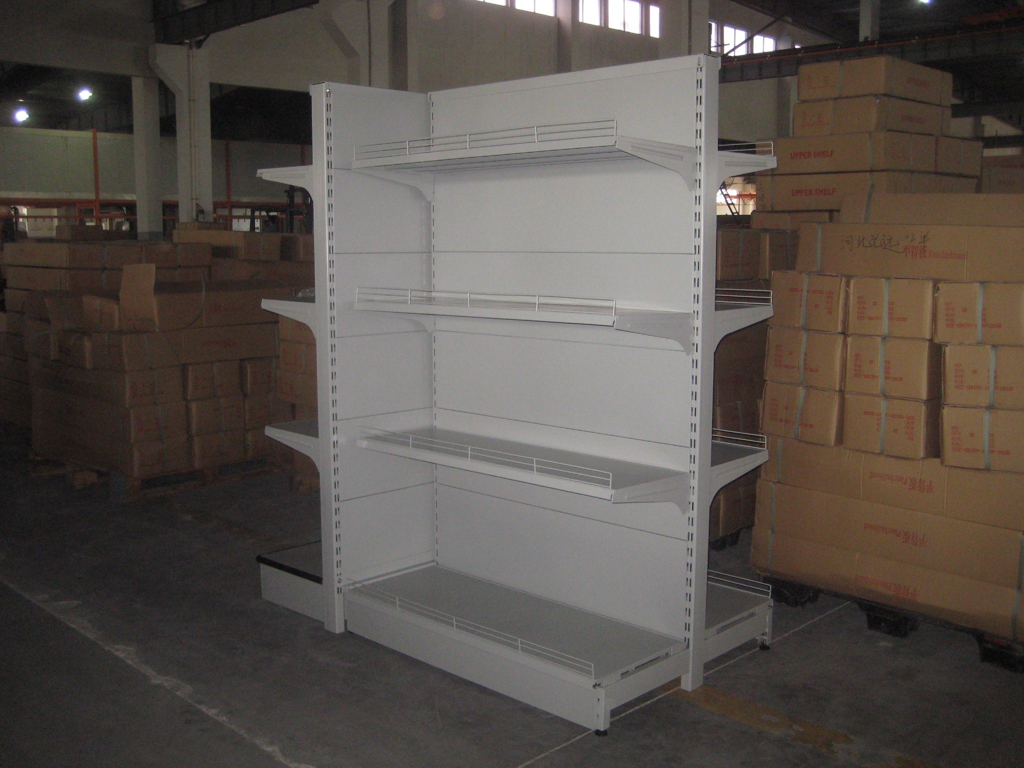 Double Shelf with End Shelf for Sale