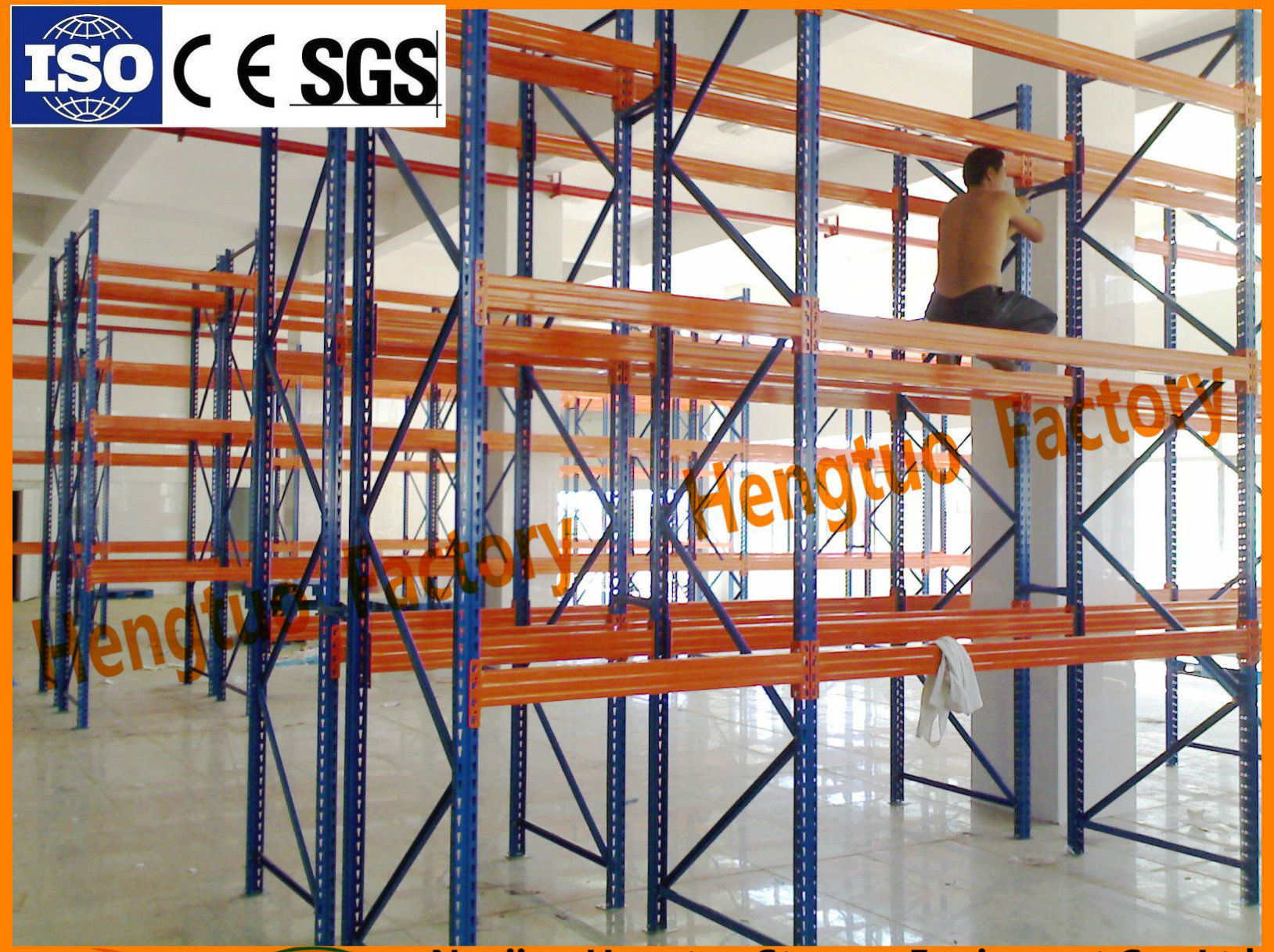 Heavy-Duty Storage Beam Racking /Durable Multi-Tiers Warehouse Pallet Shelf