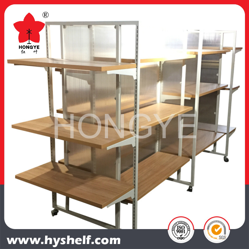 Muji Style Wooden and Metal Shelf