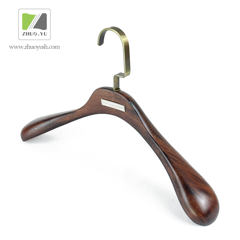 Custom Wooden Hanger for Luxury Garment Brands