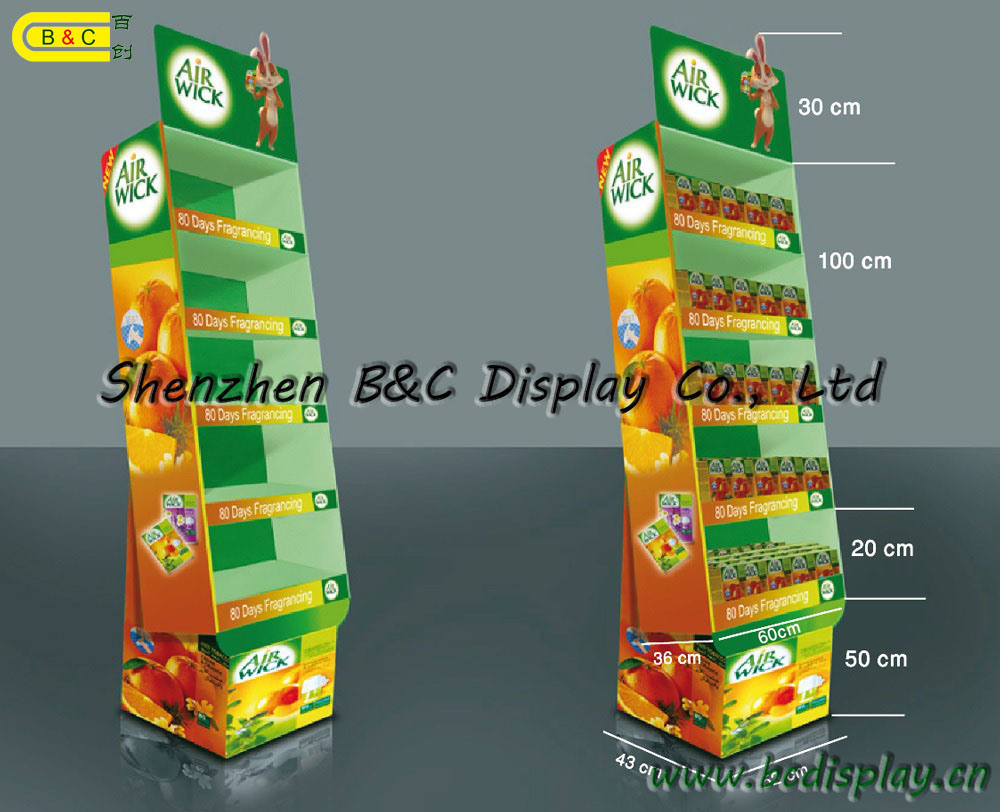 Layer Type Paper Display Shelf / Paper Dump Bin Display Shelf (B&C-A041)