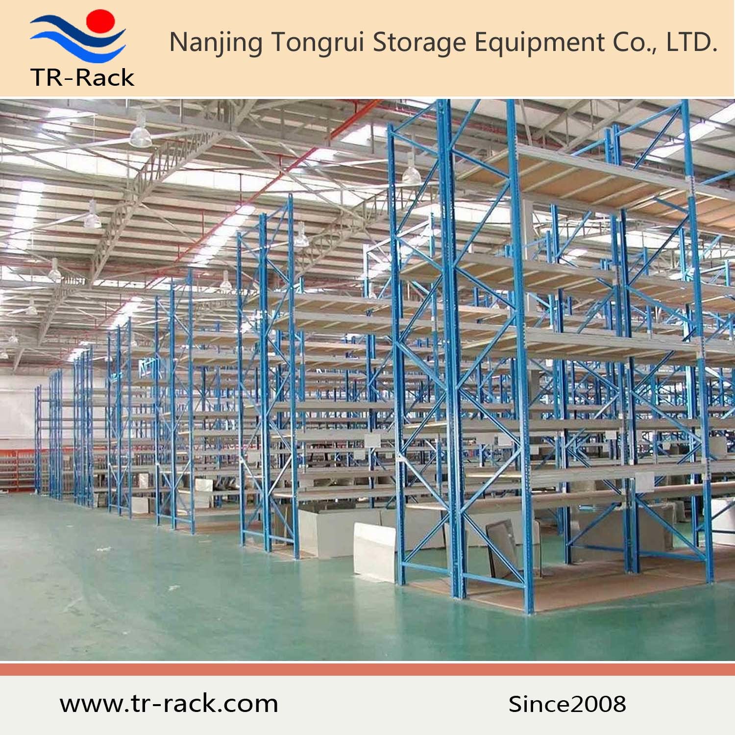 Heavy Duty Selective Pallet Racking with Powder Coating