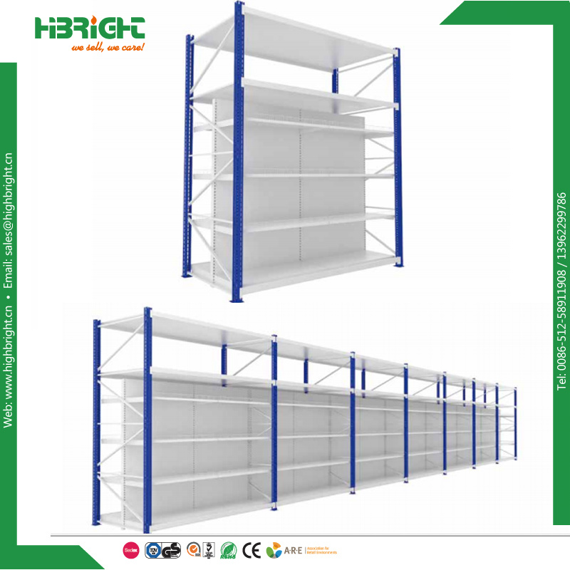 Commercial Storage Gondola Integrated Shelving for Hardware Store and Supermarket