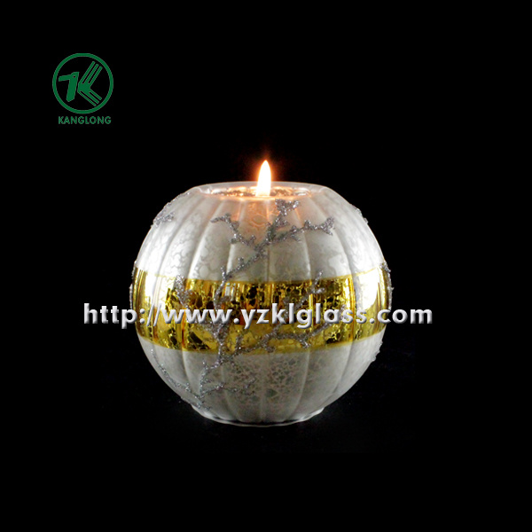 Single Color Glass Candle Set (KL140228-19A)