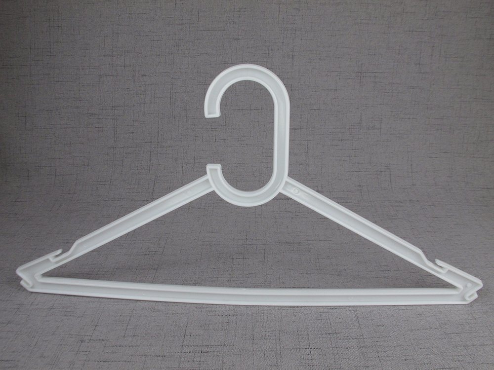 off-Whtie ABS Plastic Shirt / Bottom Hanger