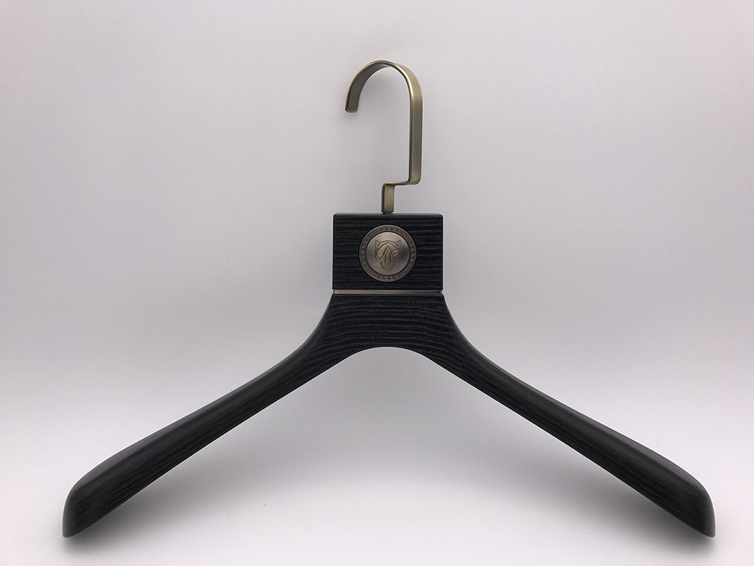 Luxury High Neck Plastic Clothes Hanger Suit / Bottom Hanger