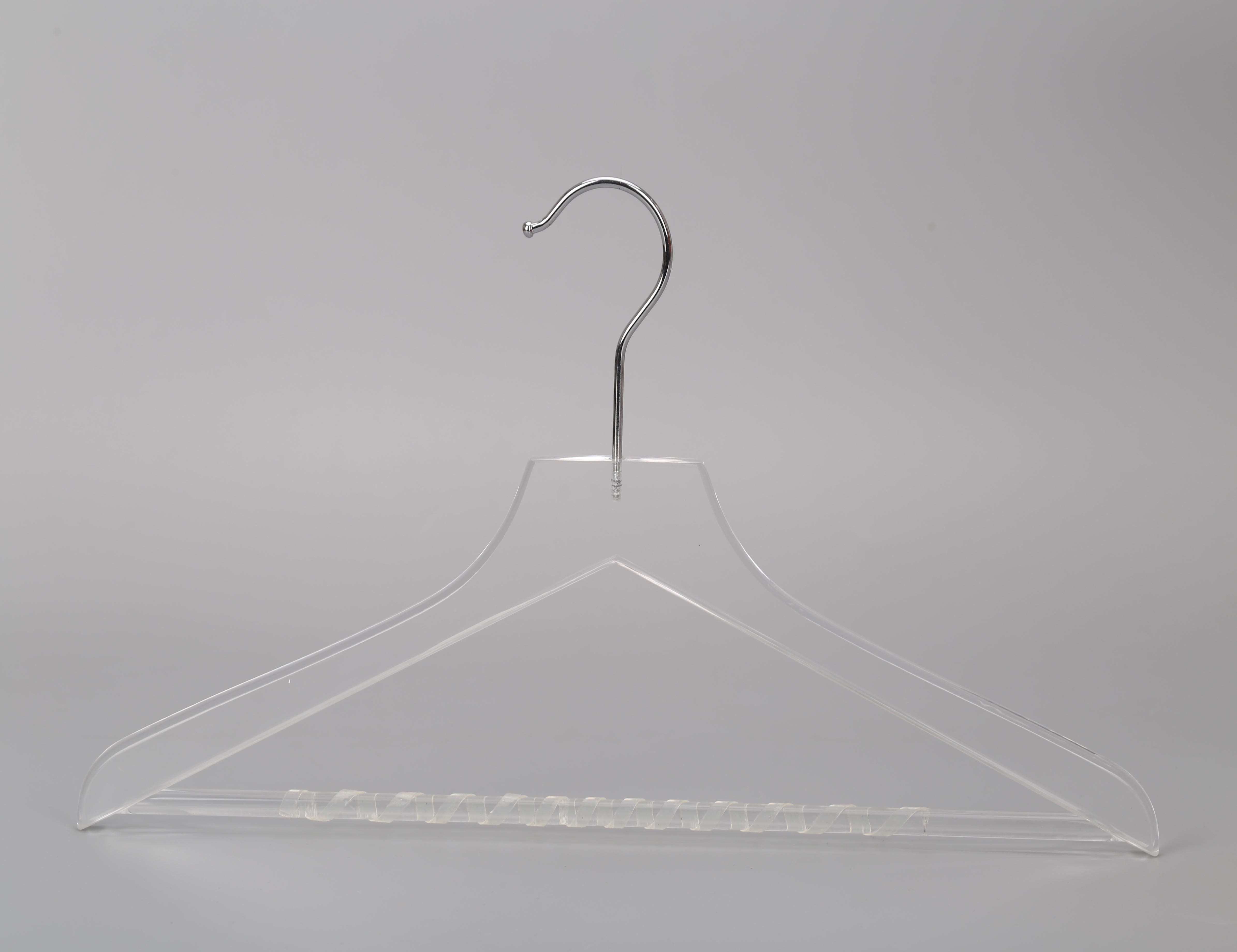 Superior Quality Custom Luxury Acrylic Clothes Hanger with Bar