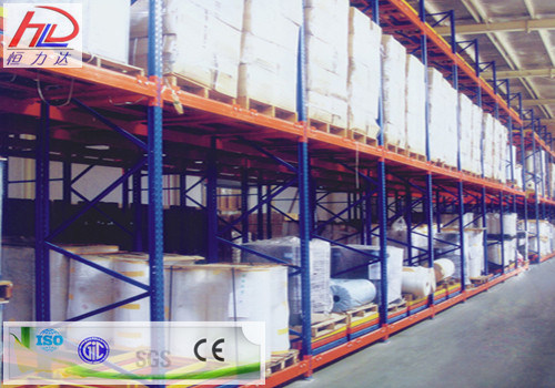 Warehouse Storage Push Back Pallet Racking