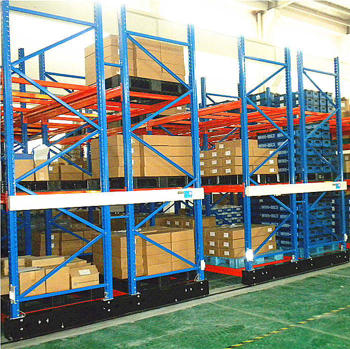 Movable Pallet Rack for Industrial Warehouse