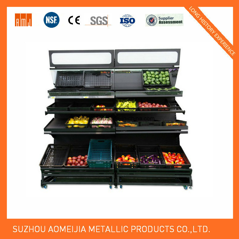 Heavy Duty Gondola Supermarket Shelf Grocery Stores Shelving