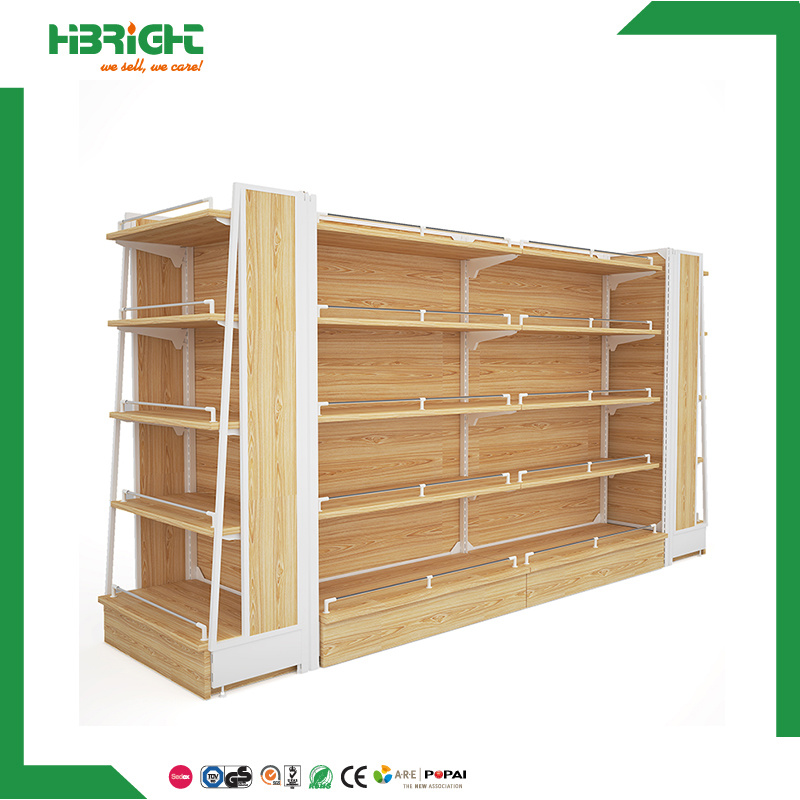 Supermarket Furniture Metal Display Shelf with Competitive Price