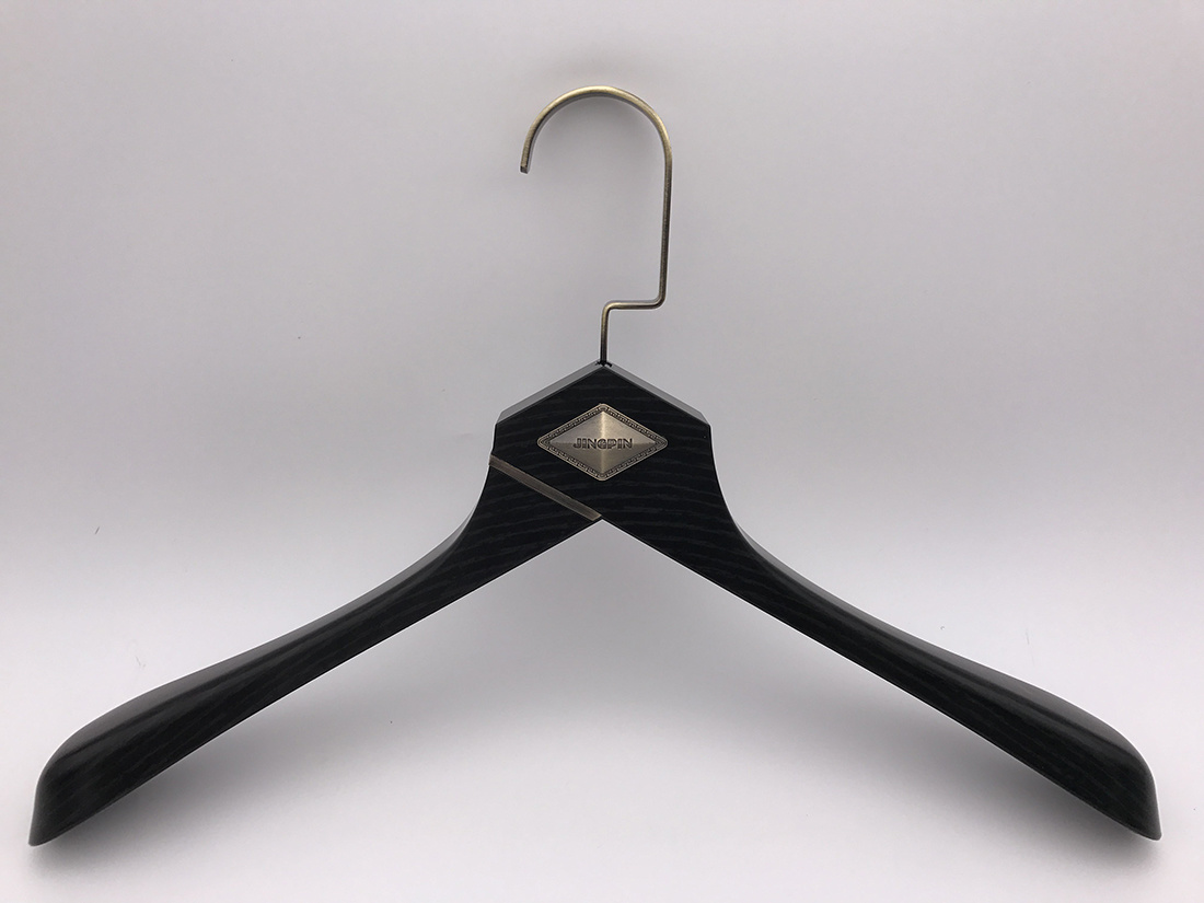 New Style Imitation Wood Grain Plastic Coat / Garment Hanger