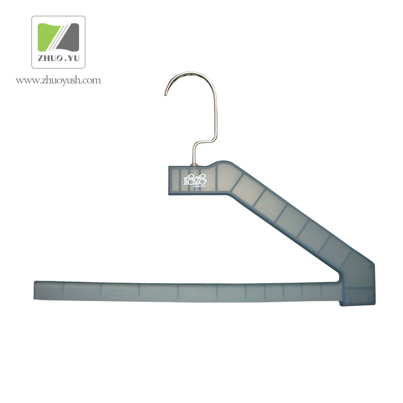 Open End Boutique Plastic Hanger for Men Garment Brand Shop