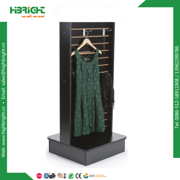 Retail Shop MDF Display Rack with Metal Hooks