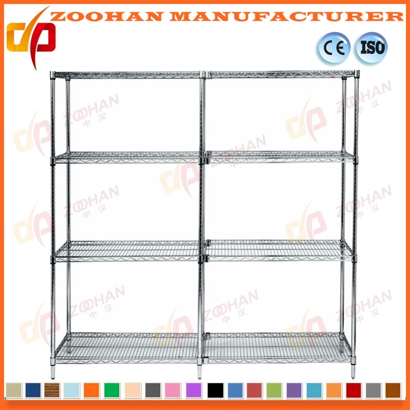 Chrome Wire Shelving Garage Cabinets Storage Shelf System Extension (Zhw94)
