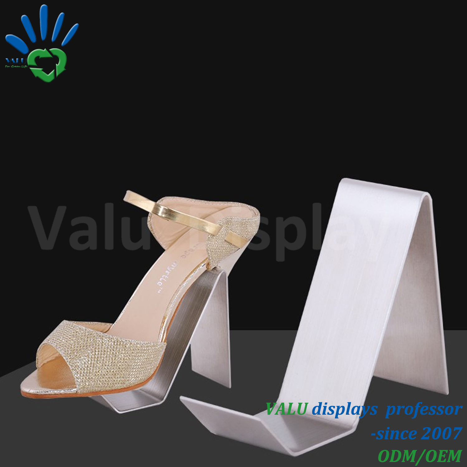 Table Counter Metal Rack for Shoes Shop Display Stand