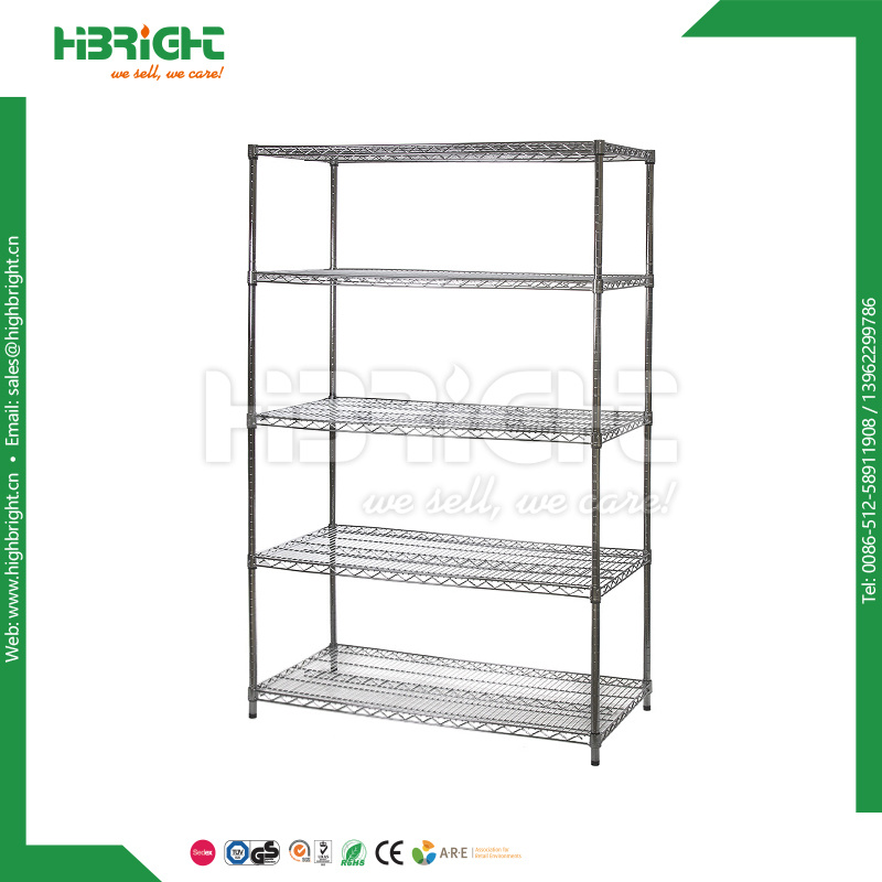 Chrome Plating Wire Storage Shelving Rack