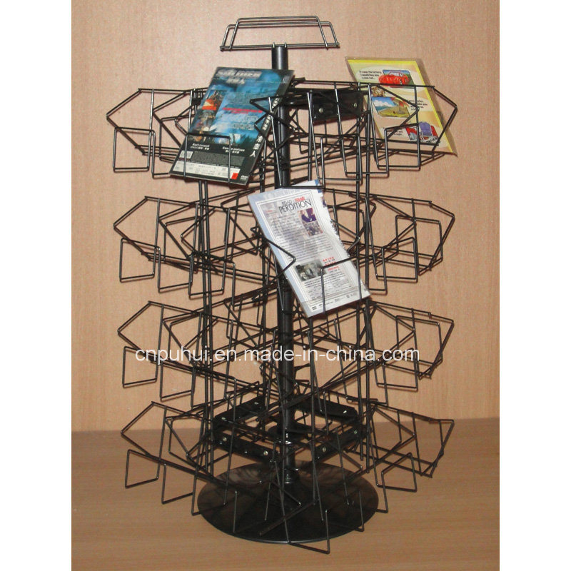 32 Pockets Rotating CD Display Rack (PHY180)