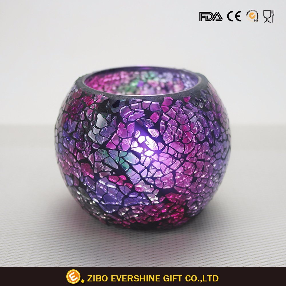 High Quality Mosaic Glass Candle Holder