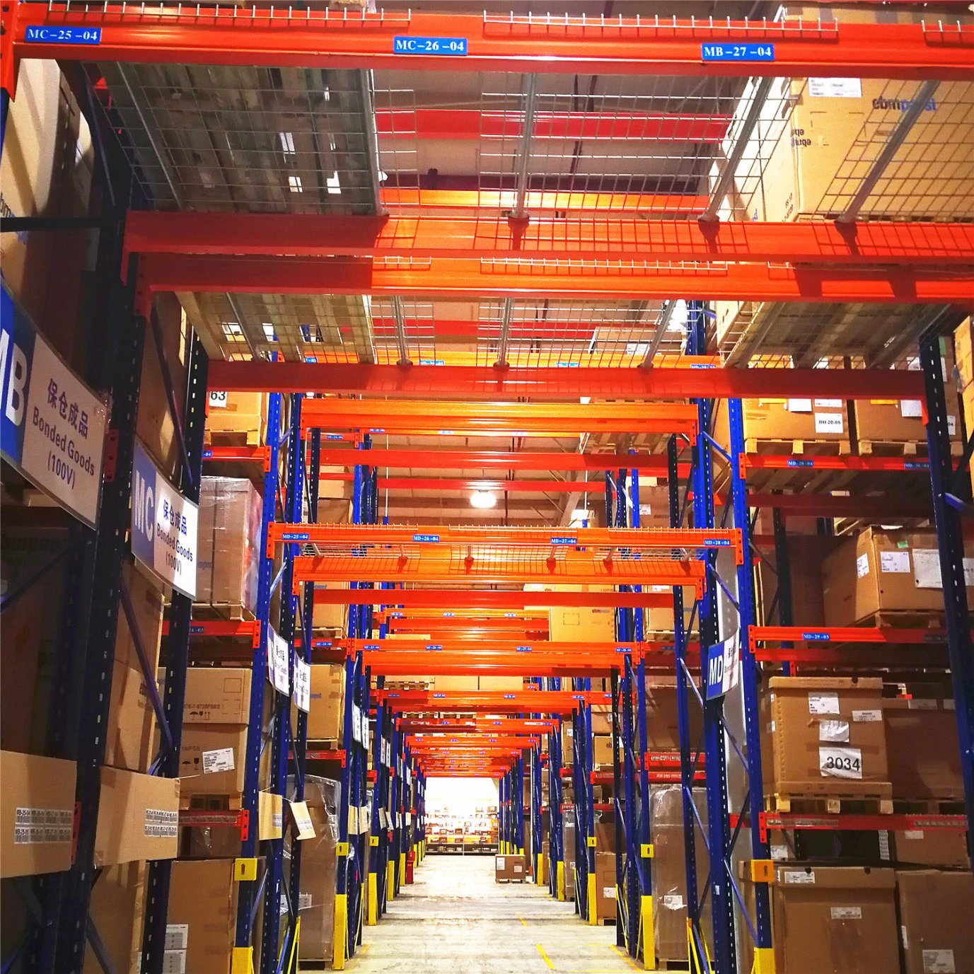Heavy Duty Adjustable Storage Pallet Rack for Warehousing