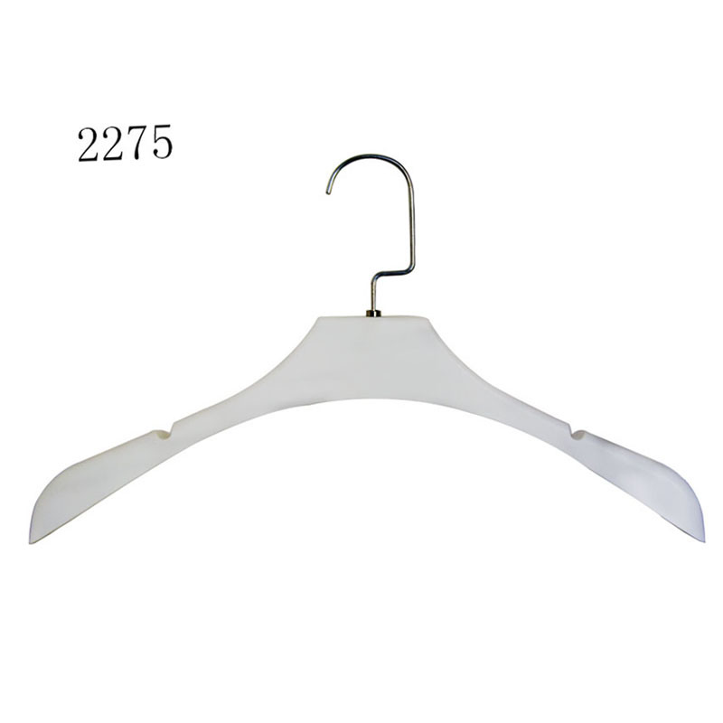 No Slip Plastic White Durable Woman Hanger