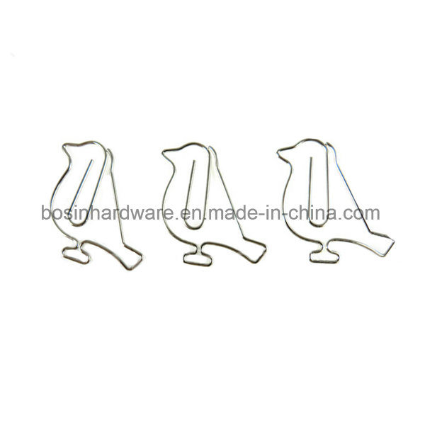 Bird Shape Silver Paper Clips