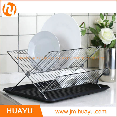 Stainless Steel Chrome Iron Kitchen Dish Rack Chromed Wire Dish Racks