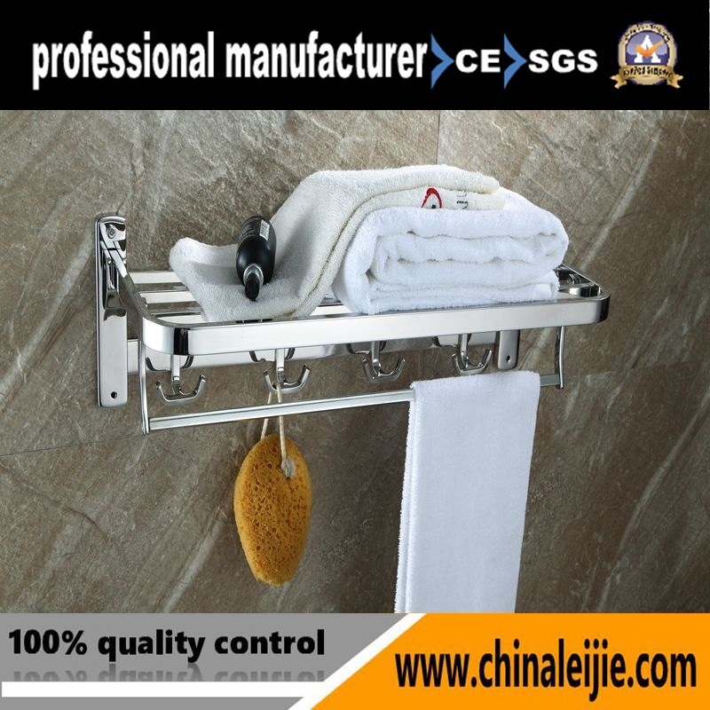 Stainless Steel Folding Towel Rack Bathroom Accessory Supplier