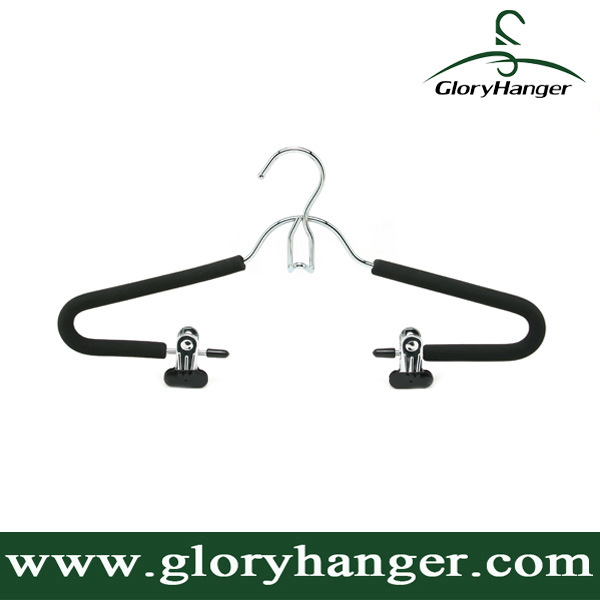 Multifunctional Metal Non Slip Foam Hanger with Metal Clips