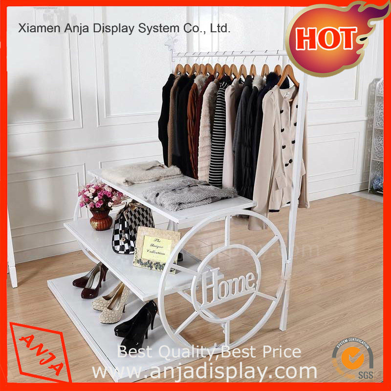 Metal Clothes Display Stand Garment Display Rack