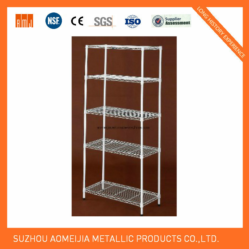 Heavy Duty Chrome Metal Wire Shelving Rack for Shelf Customers