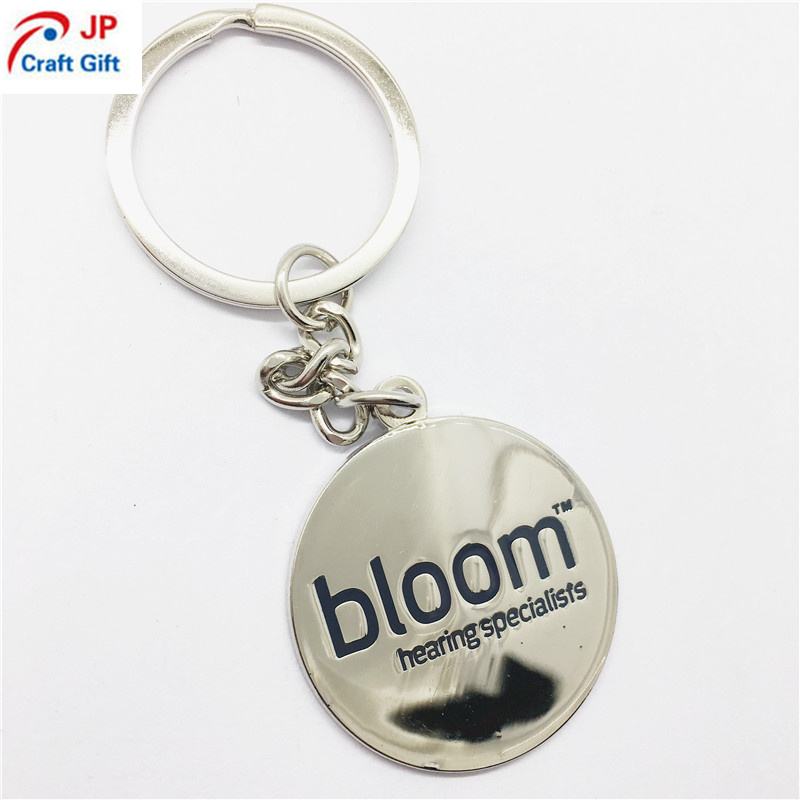 High Quality Round Shape Keychain with Logo