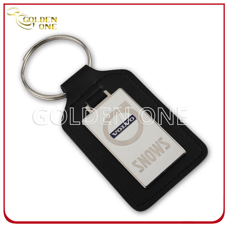 Custom Design Big Size Hard Emanel Leather Keychain